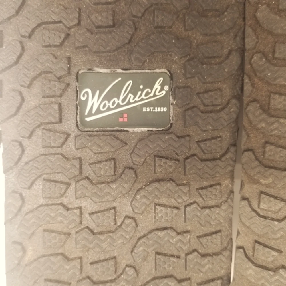 Woolrich Mens Size 12 Moccasin Slipper Tan Wool Tweed Sherpa Lining Comfort